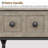 52.56" Console Table With 3 Drawers