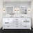 Double Bath Vanity 80 In. W X 22 In. D