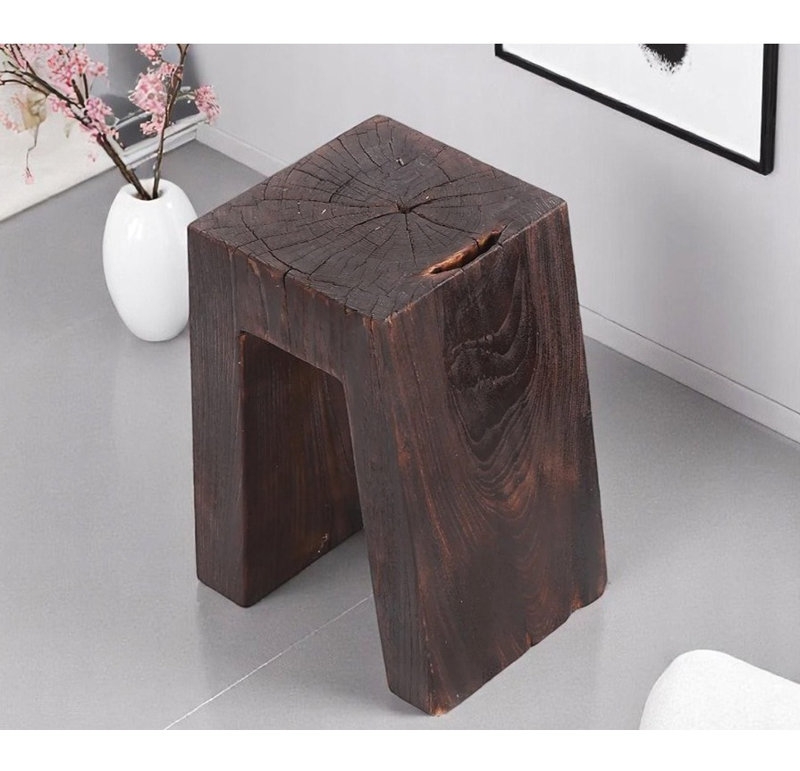 Table de chevet en teck 13,7795275590551 po