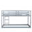 Twin Over Twin Solid Wood Bunk Beds With Ladder-1554300635