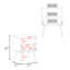Table de chevet de style contemporain