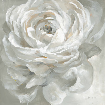 " White Rose " Painting Print
