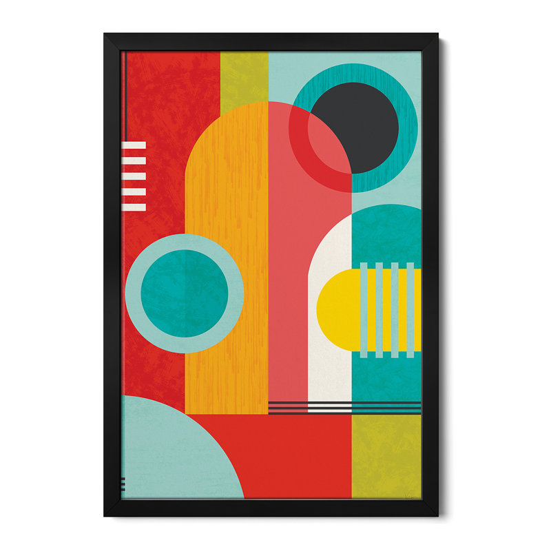 Color Blocks I - reproduction d'art murale - affiche de galerie, H 24 po x l 16 po