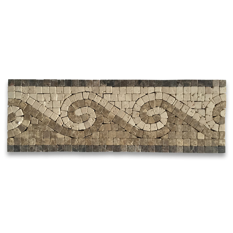 4" x 12" Marble Mosaic Sheet Wall Floor Use Tile