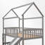 Twin Size Low Loft Bed With Slide-1938407776