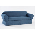 Denim Box Cushion Sofa Slipcover
