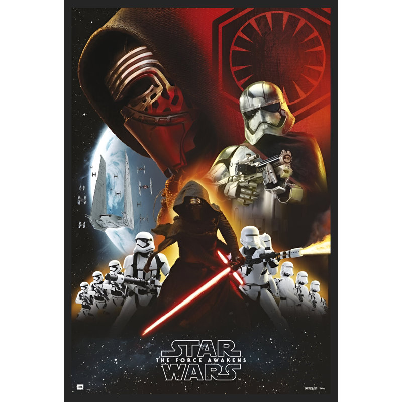 «Force Awakens - Empire Black» sur papier