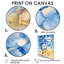 Décoration murale abstraite «Hydrangea Horizon Of Simplicity III» - Hortensia-1444543451-1444543452-1444543450
