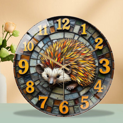 Horloge murale Creative Creative Hedgehog