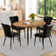 Ensemble de table de salle à manger extensible MDF en bois de style moderne pour des rassemblements polyvalents-233766058
