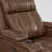 Genuine Leather Triple Motor Power Recliner with Power Headrest and power lumbar-122120645
