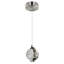 4 in LED Integrated Polished Nickel Pendant