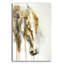 Art mural en verre épique «Expression 3» par Benedicte Gele, 12 po x 16 po