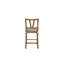 Chaise à hauteur de comptoir à lattes (ensemble de 2)