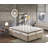 Ultra Firm Mattress, White & Brown, 59.1 x 78.7 x 9.8 inches | Woven Fabric Cover, Multi Spring System, Silicon Fiber Comfort Layer, Edge Support Foam, Decorative Quilted Design | Perfect for Hotel & Home Use-182317917