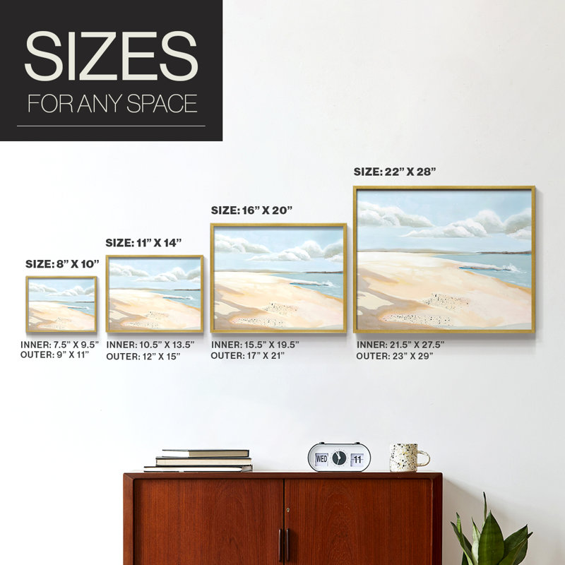 «Sandy Getaway II», reproduction encadrée, H 16 po x l 20 po