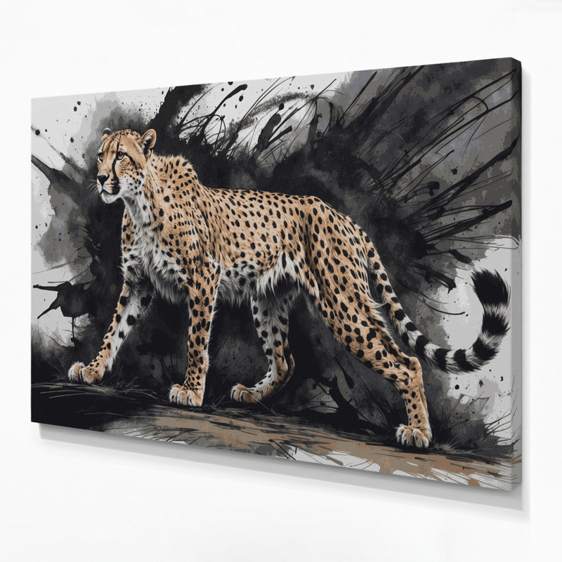 Art mural sur toile, "Big Cats", H 24 po x l 20 po