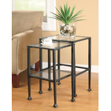 McDonald Glass Top Nesting Tables