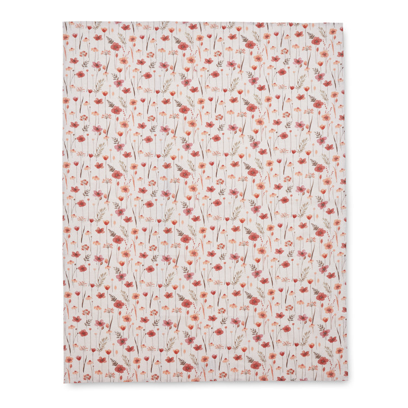 Harvest Flowers Cotton Table Cloth, 137cm W x 229cm L