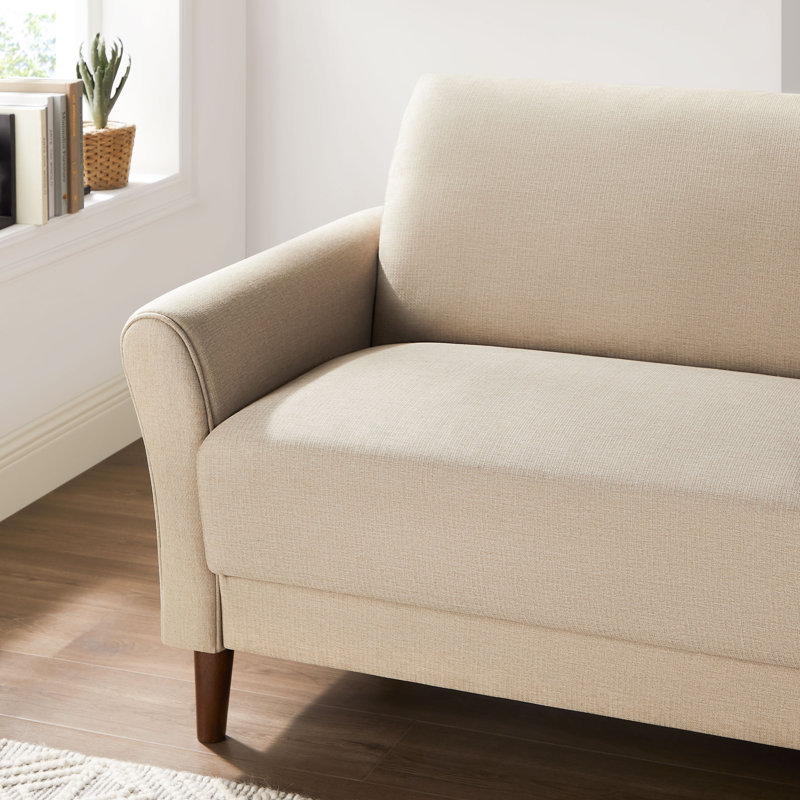 80.31" Sofa, Elegant Couch, Oatmeal