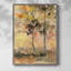 «Fall Foliage Watercolor II», reproduction encadrée - bois massif-1854297144