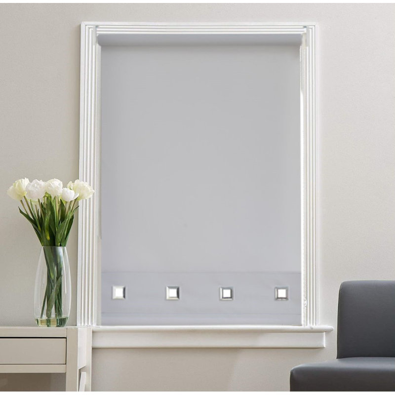 SQ Daylight Roller Blind, 210 cm L x 180 cm W, Silver