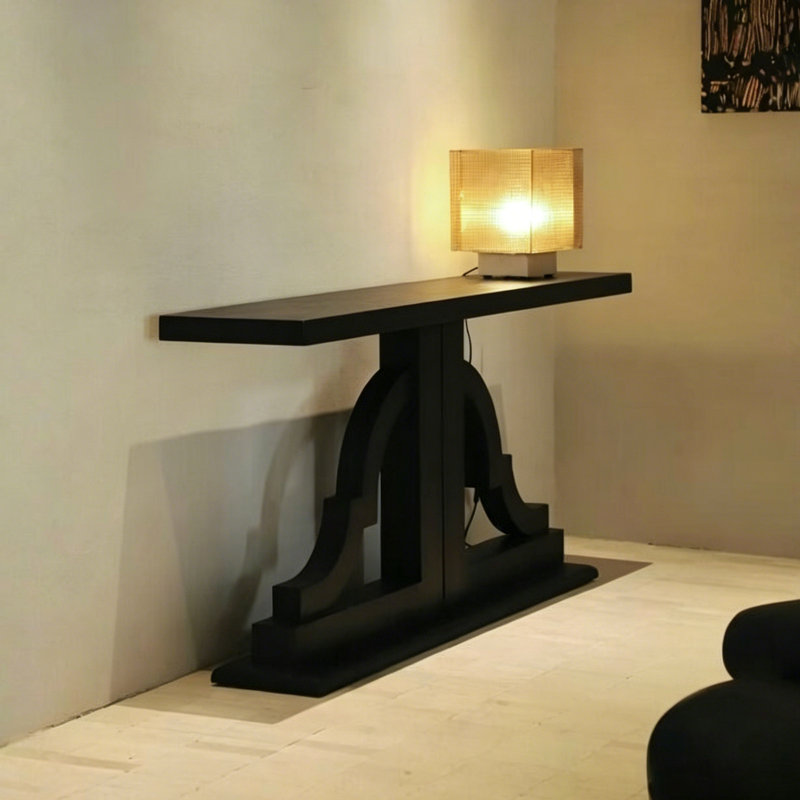 Console Wabi-sabi, H 31,5 po x l 70,9 po x P 13,8 po