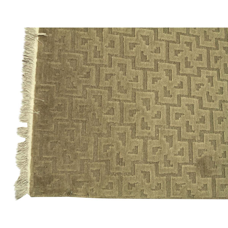 Geometric Area Rug in Beige