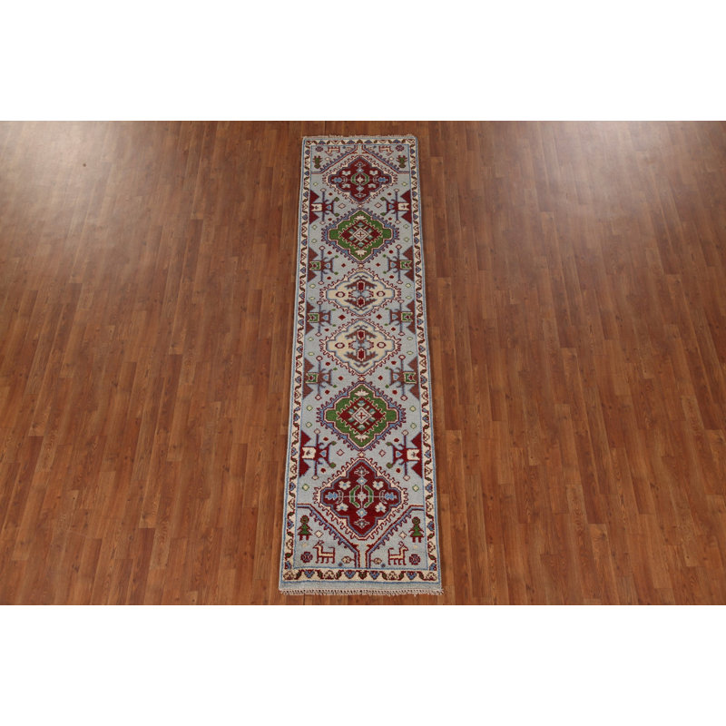 Tapis de couloir oriental géométrique 3 x 10
