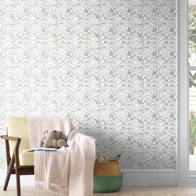 JUNGLE MENAGERIE PEEL & STICK WALLPAPER