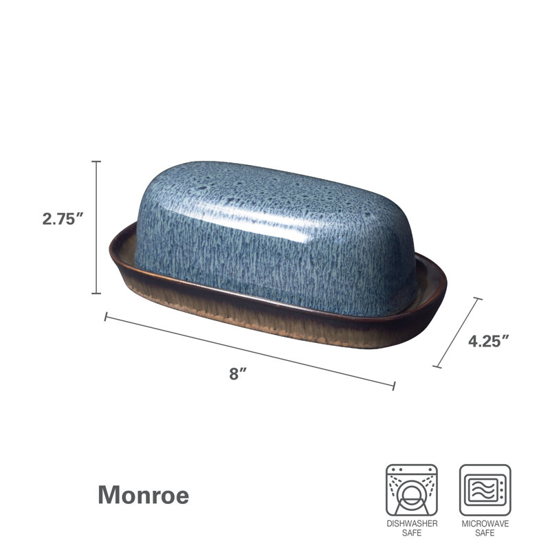 Pfaltzgraff Monroe Covered Butter Dish