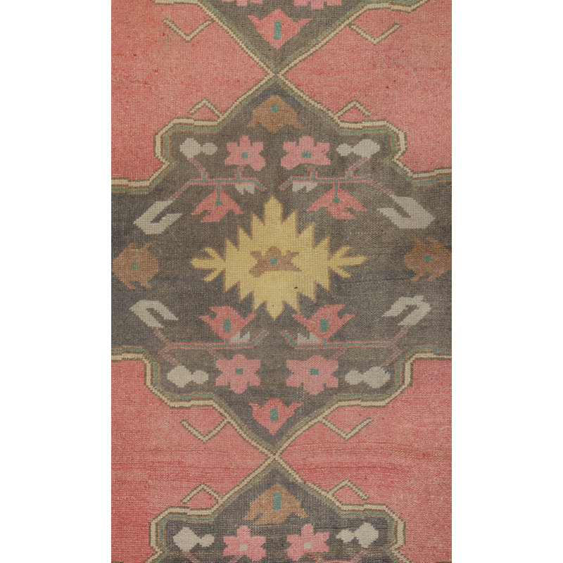 Vintage Turkish Village Rugs One-of-a-Kind Runner 2'10" X 10'11" Area Rug