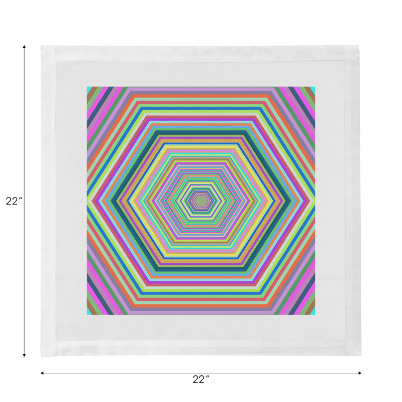Hex Dylan Cotton Sateen Dinner Napkins
