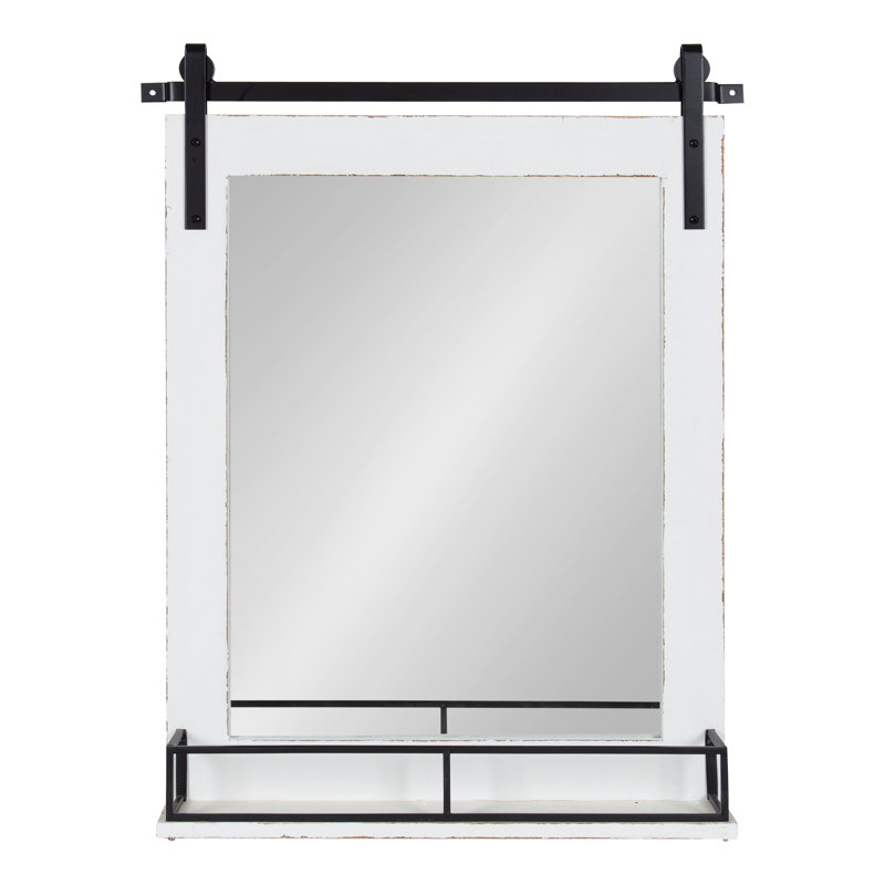 Miroir d'appoint Dayanah, Blanc