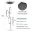  Cocoon Keysha 6 - Light LED Dimmable Chandelier Long High Ceiling Cluster Pendant for Hallway Staircase with Remote