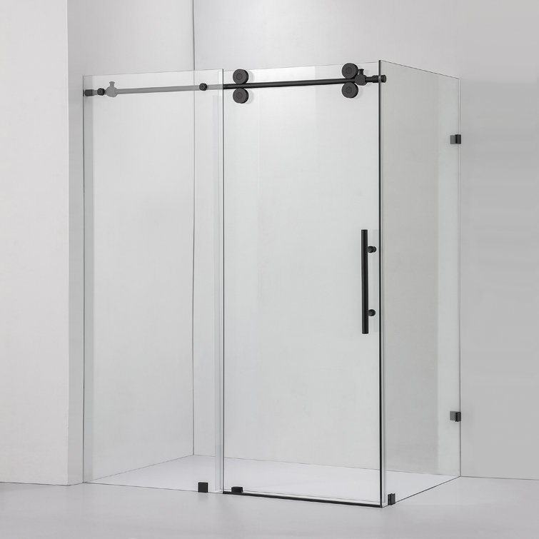 68'' W 78'' H Frameless Rectangle Shower Enclosure