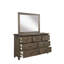 Miroir de commode biseauté rustique Keyes