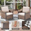 Ensemble de conversation pour terrasse avec accoudoirs Coady-926681723-926681716