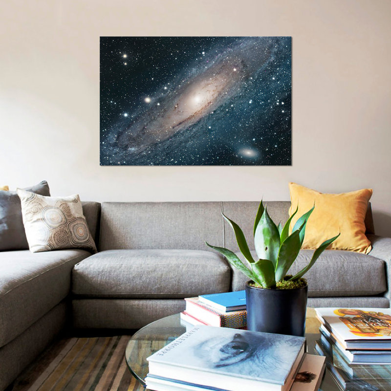 «M31, Andromeda Galaxy I» par Robert Gendler, impression sur toile, H 12 po x l 18 po x P 1,5 po, Toile tendue, Pas de tapis