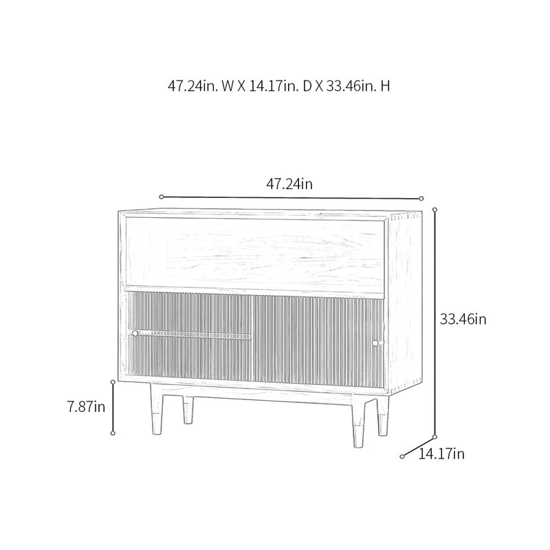 Buffet moderne et minimaliste