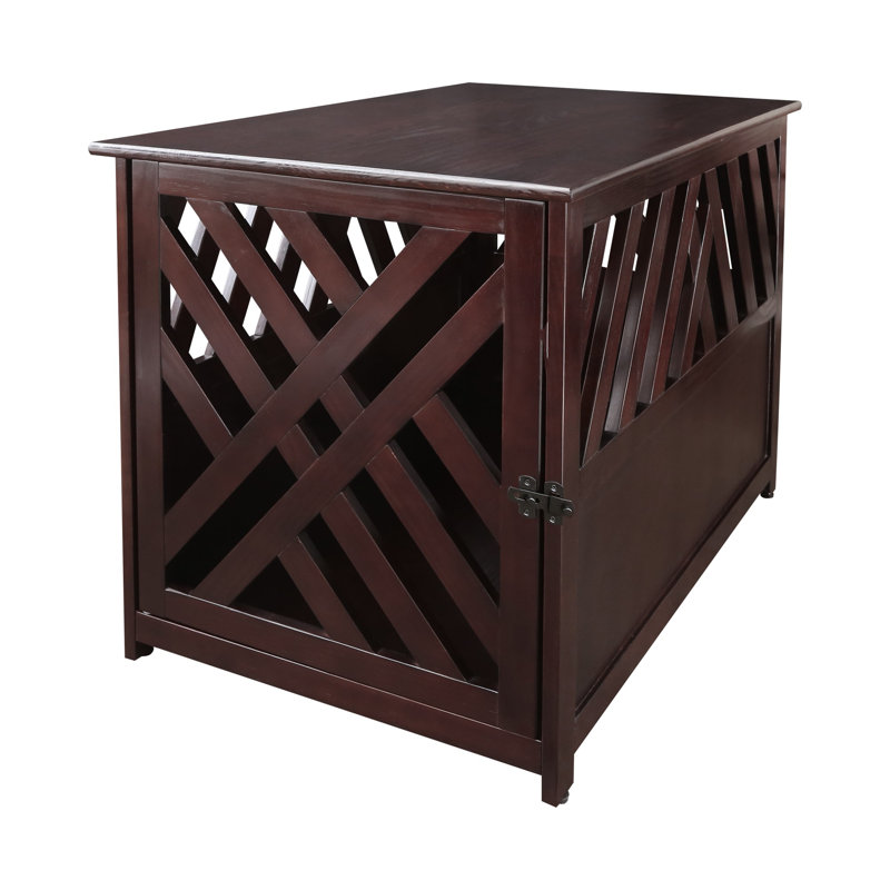 Cage pour animaux moderne en treillis Menzel, Espresso