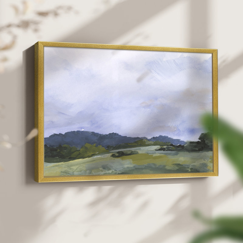 «Pastoral Horizons II», reproduction encadrée, H 8 po x l 10 po