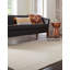 Tapis uni / rayé couleur liabah fève vanille - couleur ivoire-2000866733