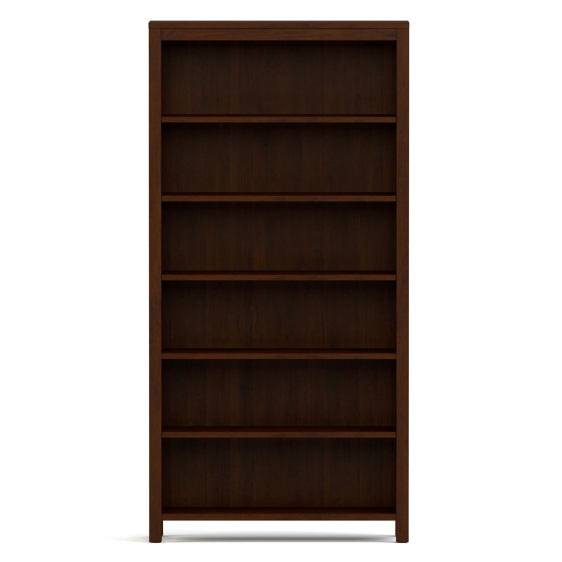 Origins Solid Wood Bookcase, (6 Shelves) 72"H x 36"W x 12"D