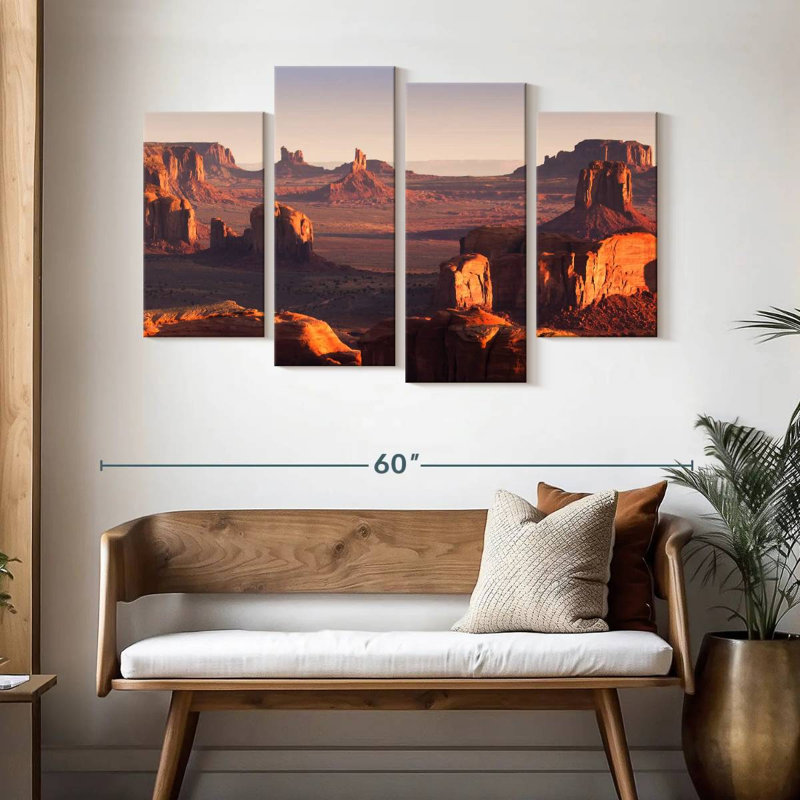 Radiant Monument Valley, 32" H x 52" W