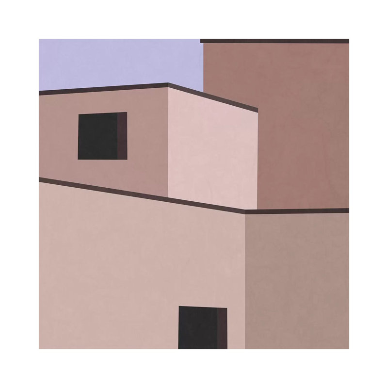 The Desert House by Alisa Galitsyna - Wrapped Canvas Gallery-Wrapped Canvas Giclée, 30.48 cm H x 30.48 cm W