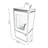 Black vintage metal heating fireplace