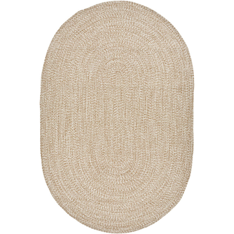 Leroux Indoor / Outdoor Rug, Oval 6' x 9'