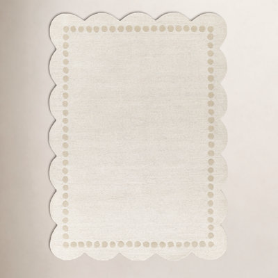Lola Ivory Hand-Tufted Wool Rug