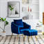Fauteuil d'appoint avec repose-pieds-446476384